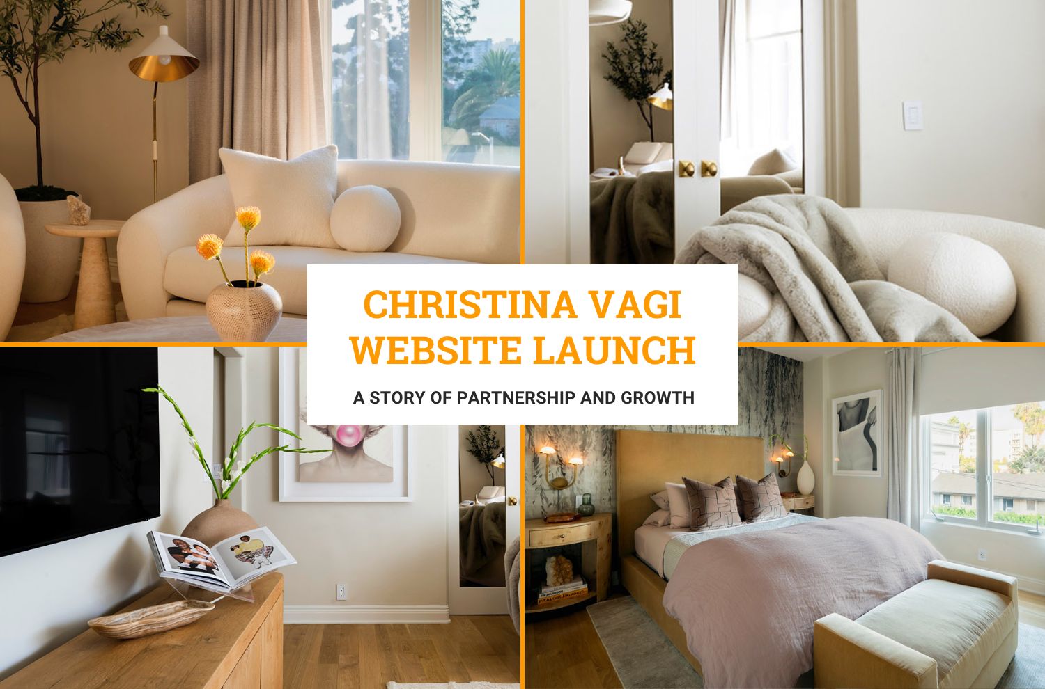 Image of CHRISTINA VAGI WEBSITE LAUNCH: A Story of Partnership and Growth